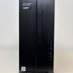 Acer Aspire TC-895 Desktop Computer with Acer 21-inch UHD LCD Monitor