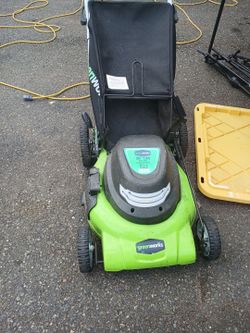 Electric mower works
