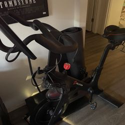 Peloton Bike with Weights 