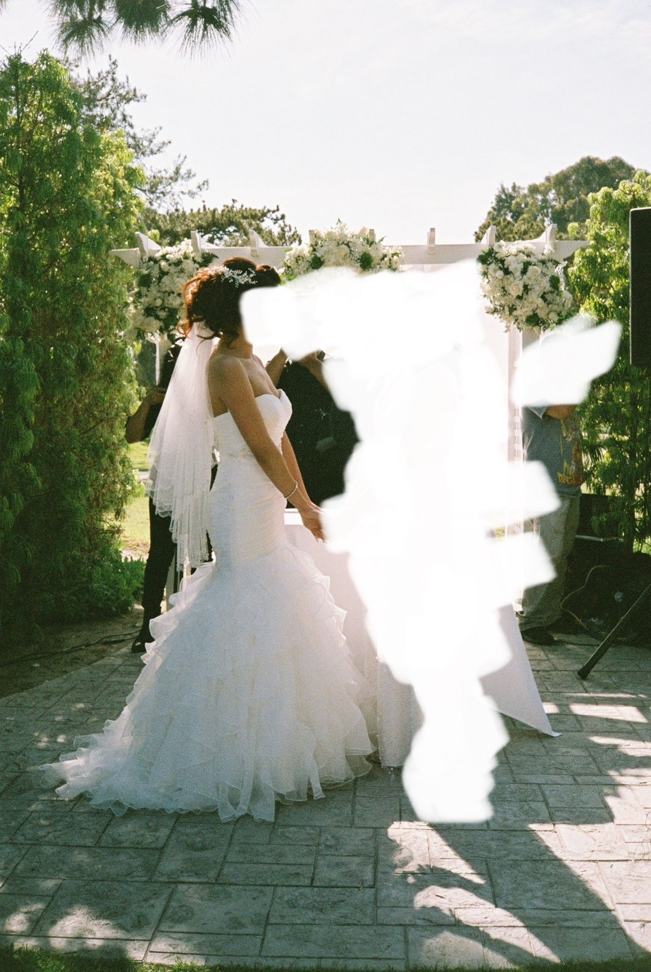 david's bridal mermaid wedding dresses David's Bridal Collection, Organza Mermaid Wedding Dress with Ruffled Skirt New Wedding Dress Save 33%