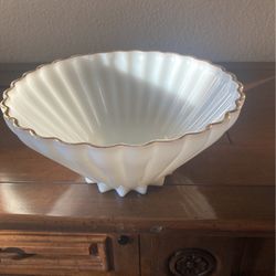 Vintage White Bowl 
