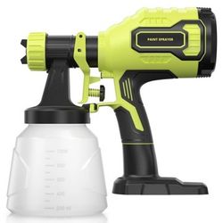 Cordless Paint Sprayer for DeWalt 20V Battery Brushless HVLP Gun