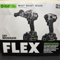 FLEX 24V Brushless Cordless 2-Tool Combo Kit