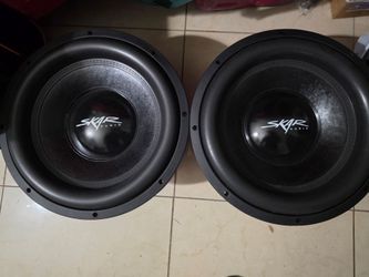 Pair of Skar EVL Audio Subwoofers 15s