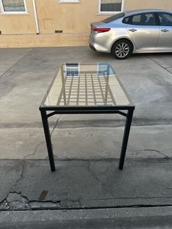 Outdoor Patio Table Glass Top