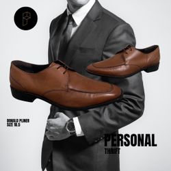 Donald J. Pliner Men’s Leather Dress Shoes Size 10.5 Brown