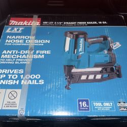 18V LXT Lithium-lon 16-Gauge Cordless 2-1/2 in. Straight Finish Nailer