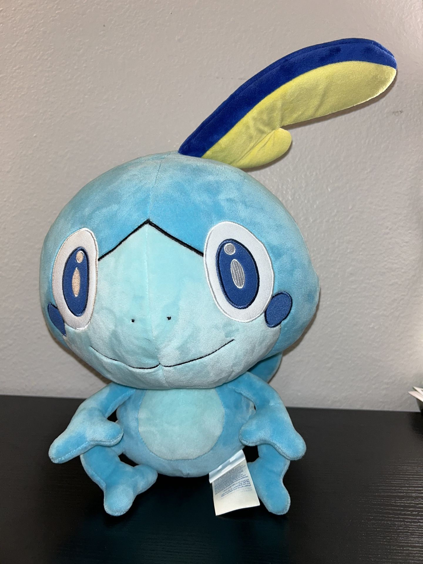 Build A Bear Pokemon Sobble Plush BNWT NO SOUND Blue 19” Smile Face