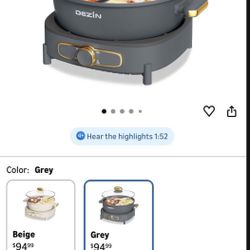 Dezin Hot Pot Electric with Divider