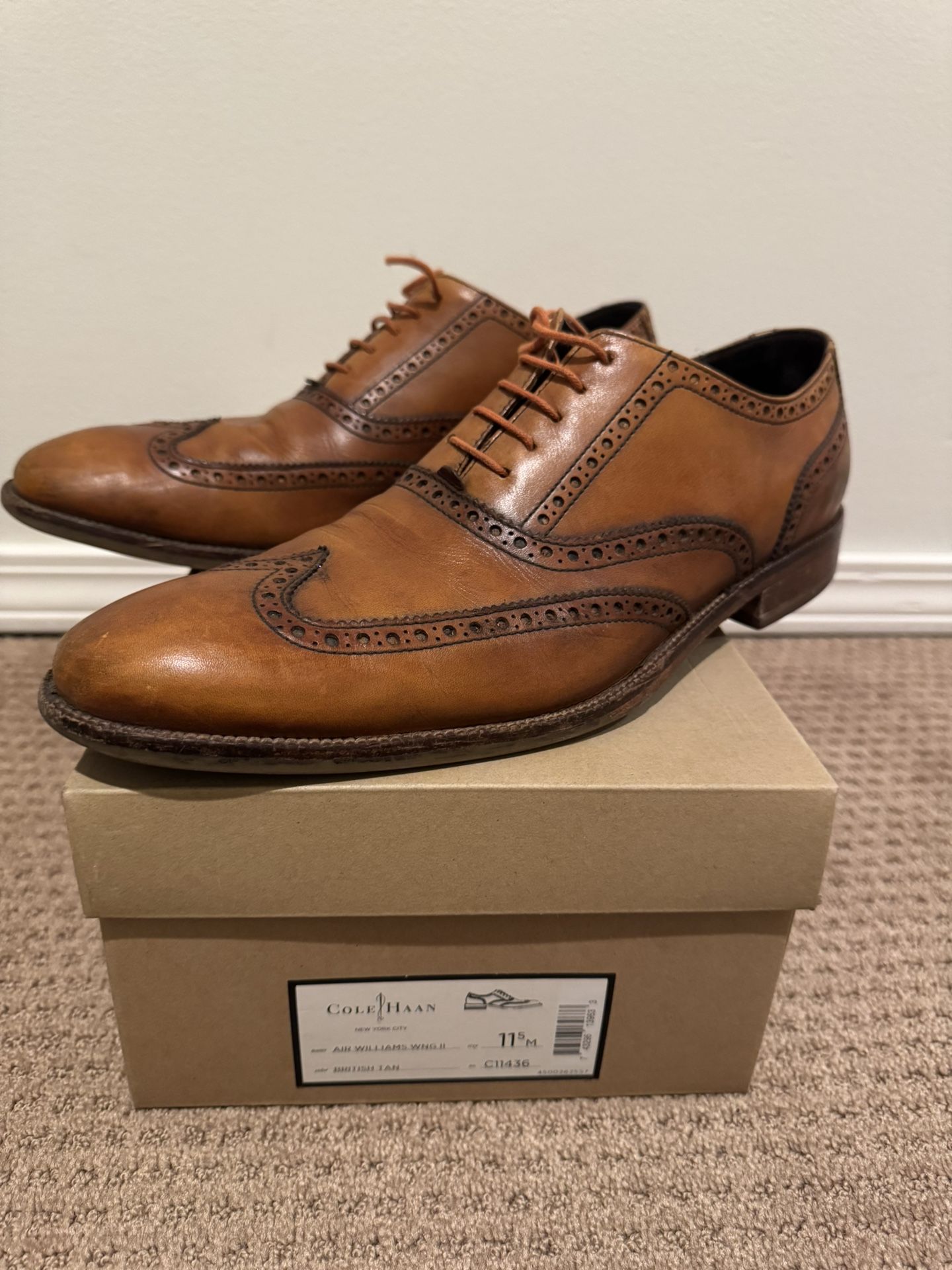 Cole Haan wingtips (size 11.5)