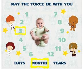 Star Wars Monthly Milestone Blanket