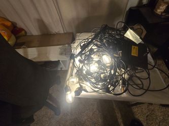 Solar Outdoor String Lights with Bulbs