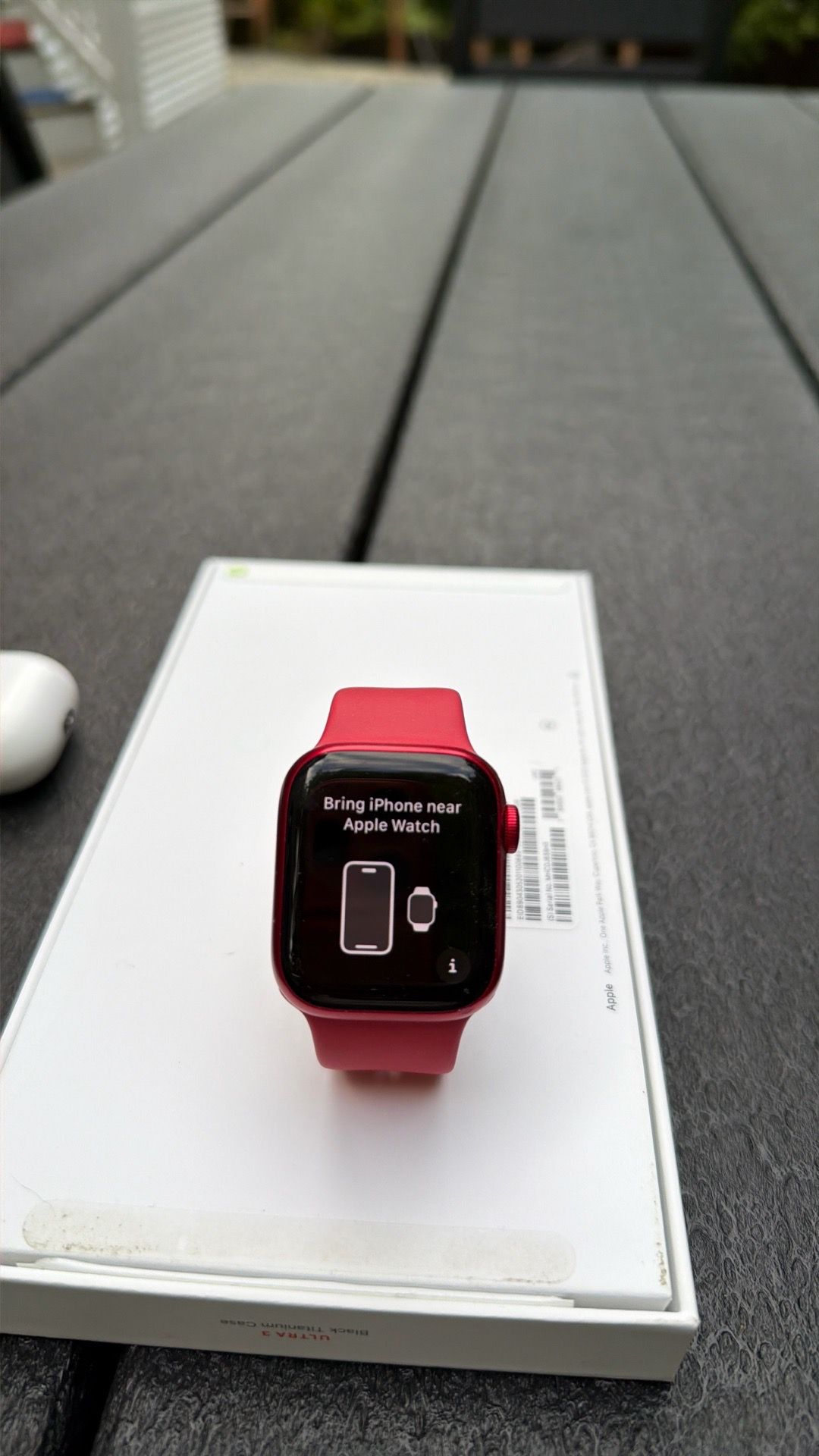Red Apple Watch Series 9 GPS, PRODUCT(RED)