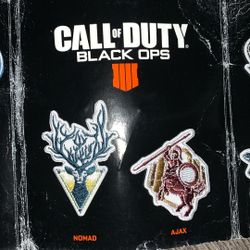 Un-Used Call of Duty: Black Ops 4 Specialist Iron On Patches