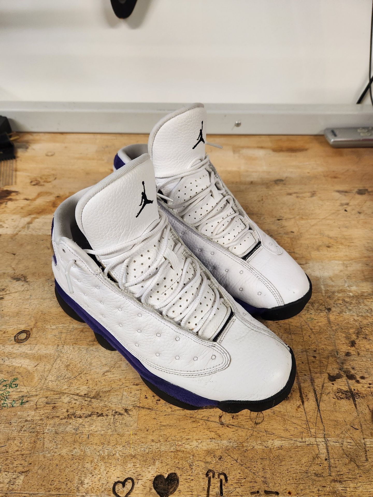 Used Jordan 13 Lakers Edition (size 9.5)