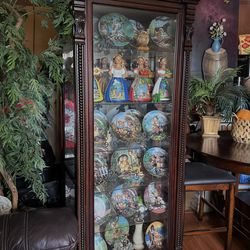 Wooden Glass Showcase/Vitrina de Vidrio