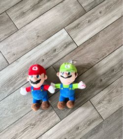Mario and Luigi Plush Toy Set (Window Hangers)