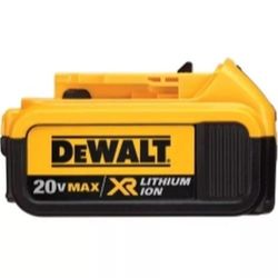 DEWALT DCB204 20V Max XR Lithium ion Battery Pack - Black/Yellow
