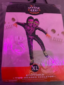 Stuffable Two Headed Skeleton Costume