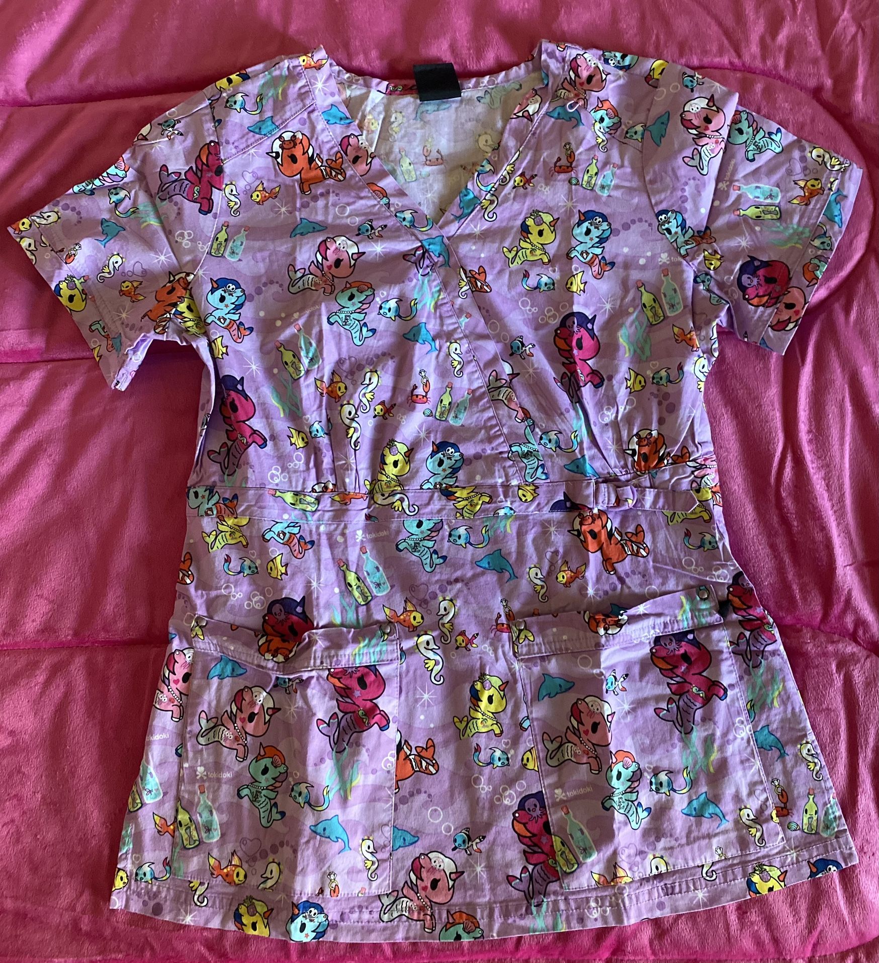 Like New Lots Of Tokidoki By Koi Scrubs