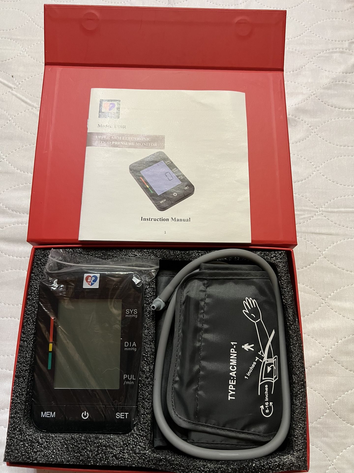 Blood Pressure Wizard U80R Blood Pressure Monitor With Two Different Size S