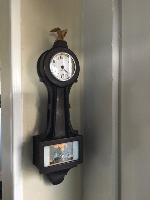 antique banjo clock