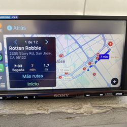 Radio Sony XAV-AX3200 CarPlay Y Android Auto