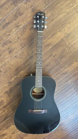For Sale: Fender CD-60 BLK Acoustic Guitar + Hard Case