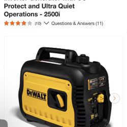 Dewalt Quiet Generator Not Sold In CA