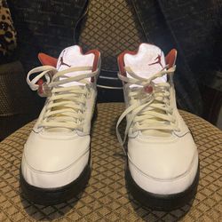 Fire Red 5’s Size 11