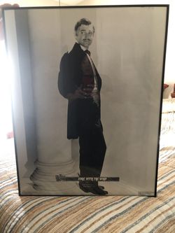 Framed Clark Gable Picture 