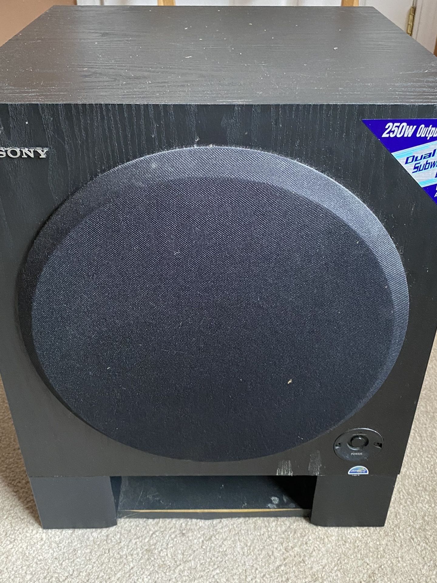 SONY SA-WX700 POWERED SUBWOOFER $200