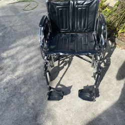 Wheelchair 24 Inches Wide 400 Pound Weight Capacity
