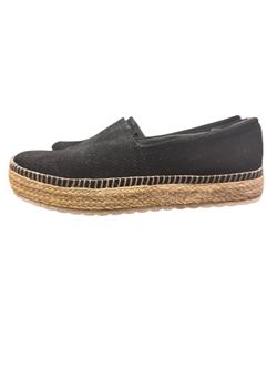 Dr. Scholl's Flatform Espadrilles Sunray Black Size 8