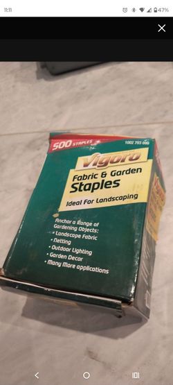 Garden staples