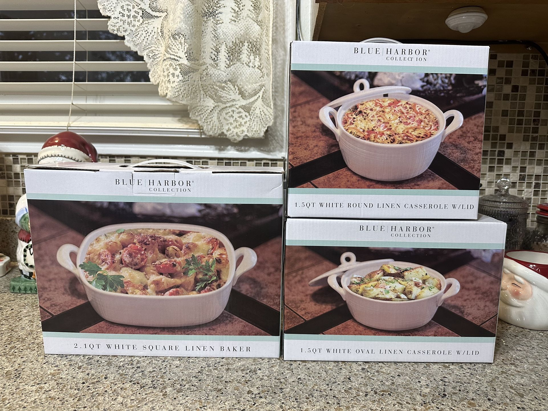 NEW Blue Harbor Casserole Dishes (3 total)