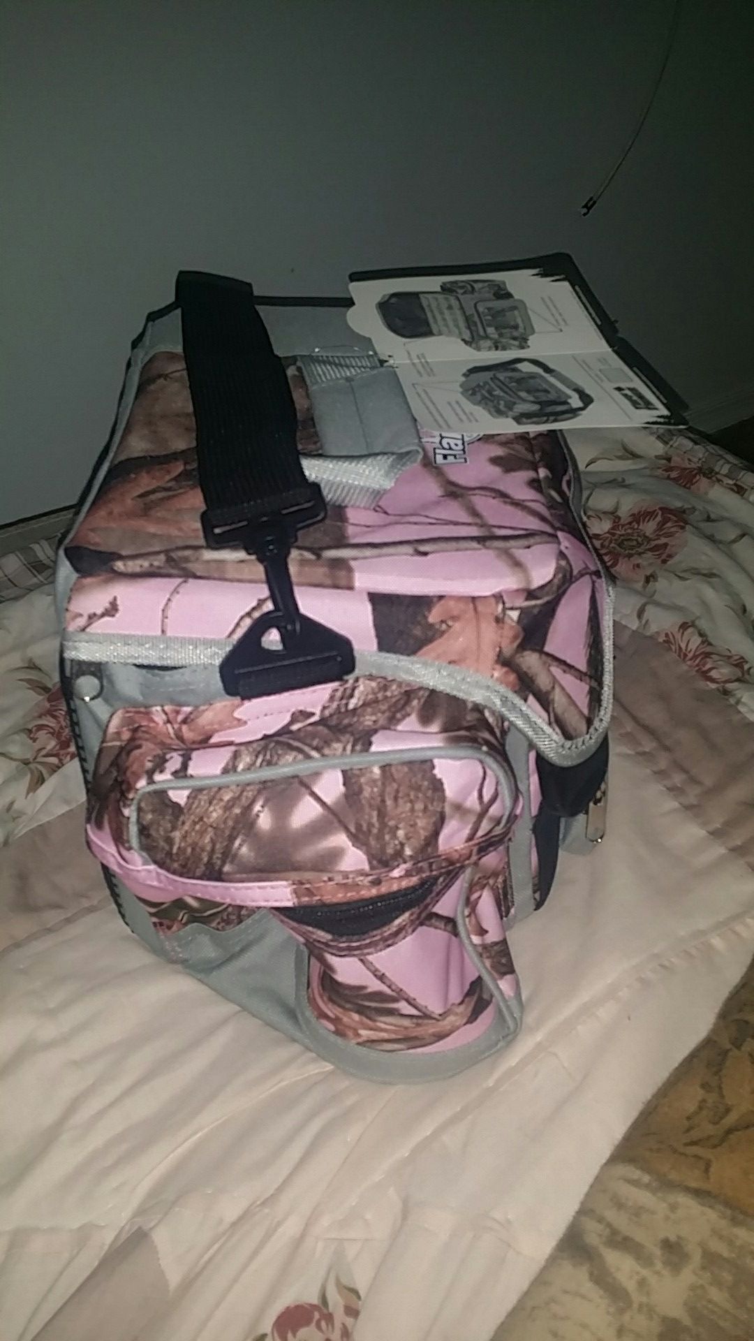 Pink camouflage tackle box deals