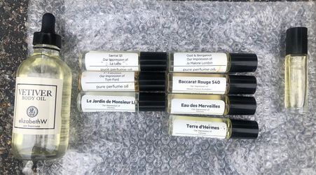 Elizabeth W Vetiver oil and Oil Perfumery variety