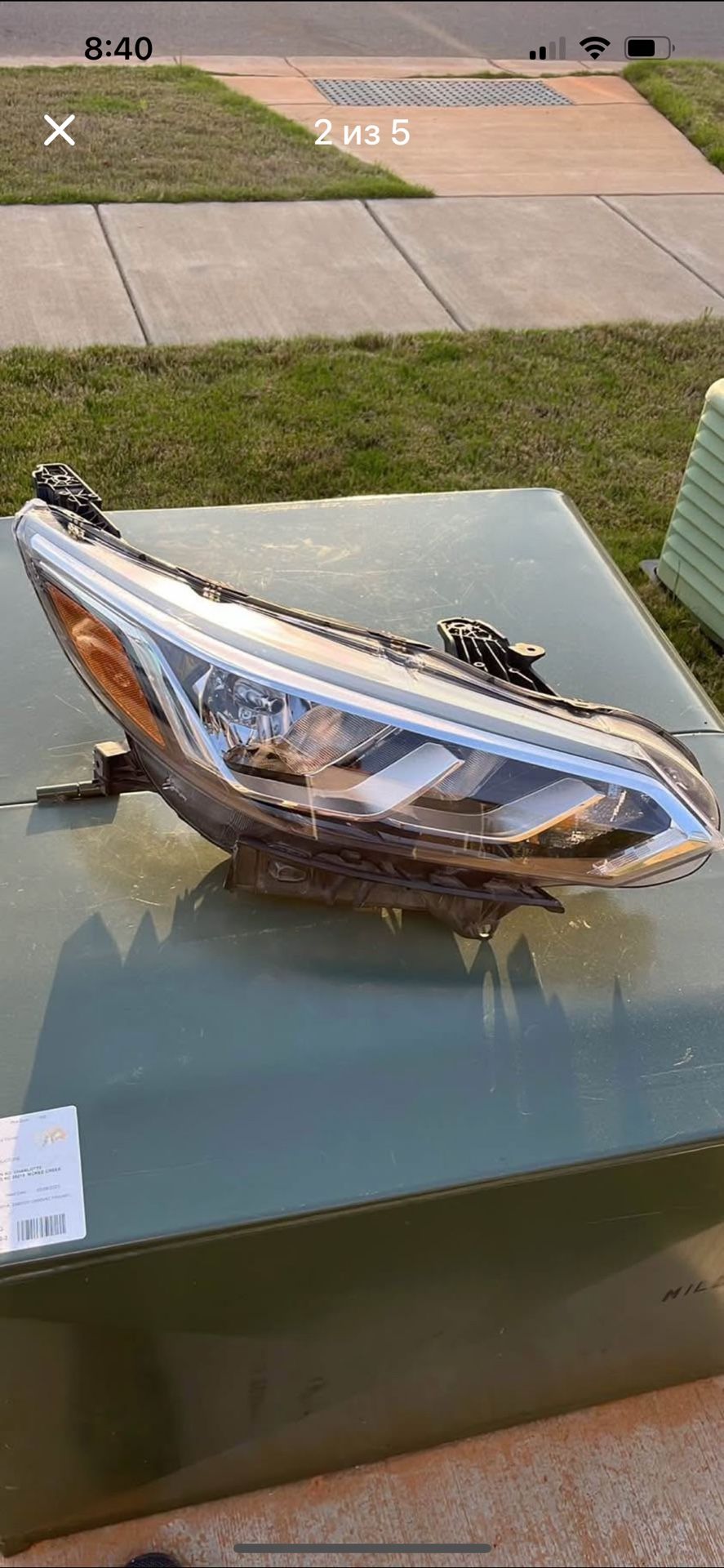 Nissan Sentra Headlight RT right side halogen for 2020-2021
