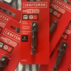 2” Socket Adaptor, Craftsman, 8 Packs