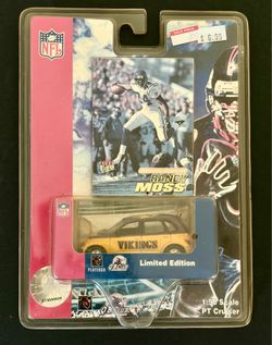 Vintage Randy Moss Cruiser Matchbox Car & Card