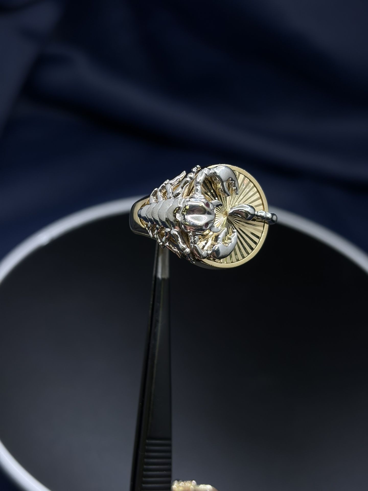14K SCORPION RING