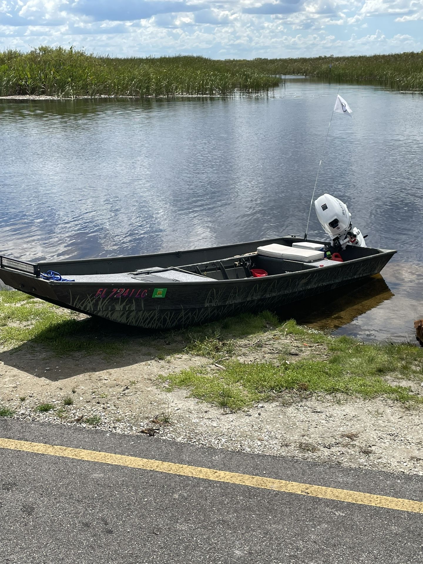 14 Foot Lowe Jon Boat With 2022 Suzuki 15hp