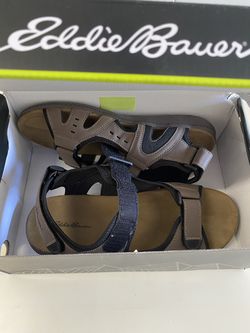 Eddie Bauer Waldport II Men's Sport Sandals – Size 10 – Dark Brown