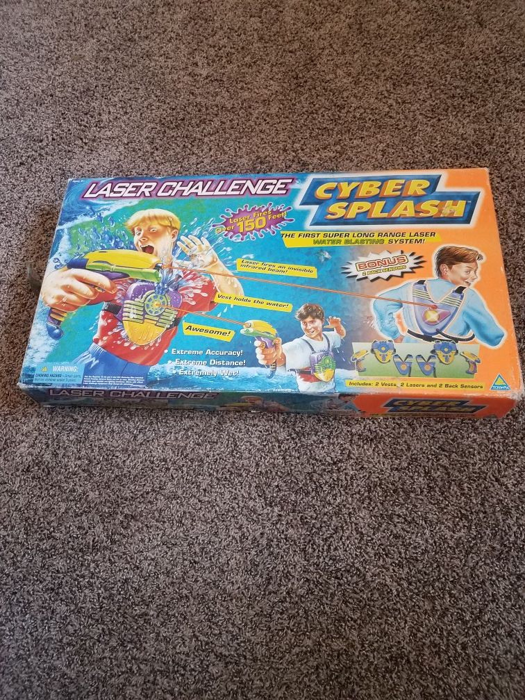 Cyber splash laser challenge