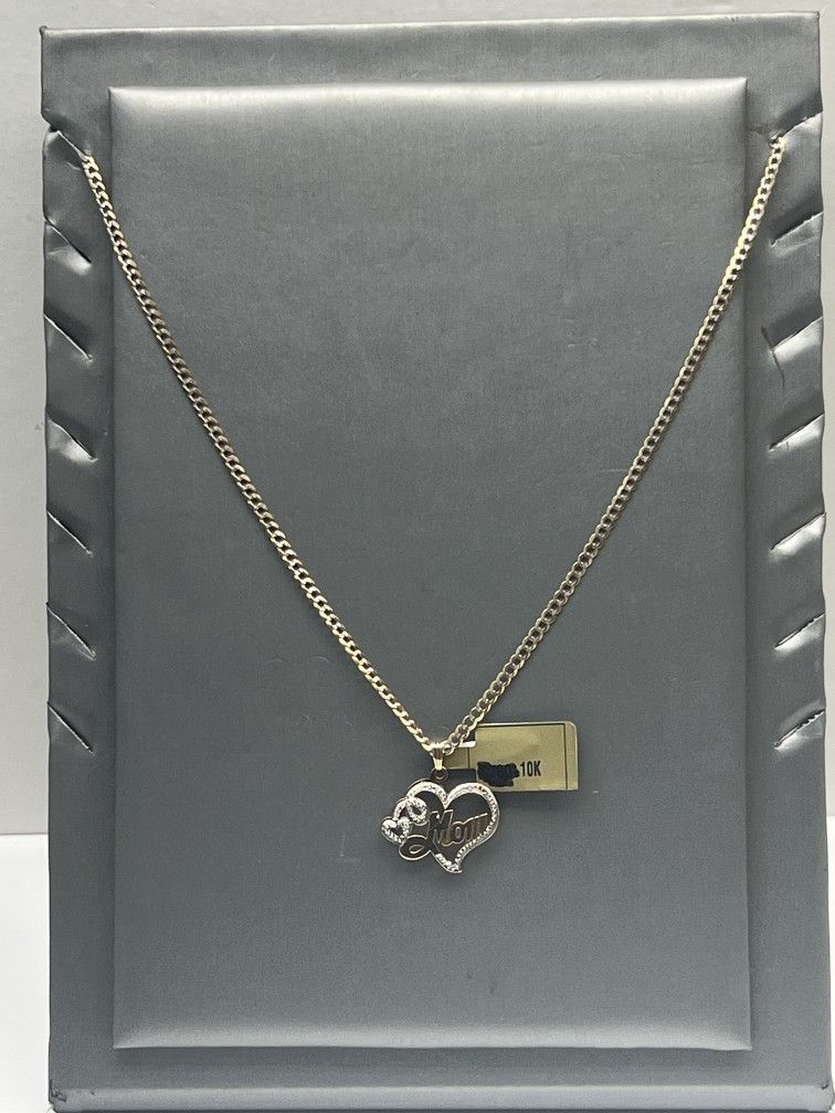 Gold Chain With Charm 10k 20 Inches