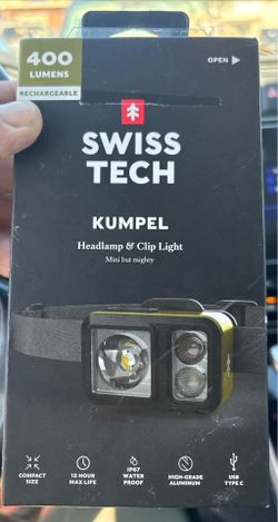 400 Lumen Swiss tech headlamp