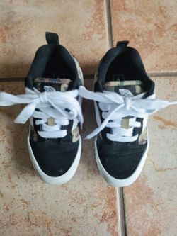 Vans Knu Skool Kids Shoes, Size 3, Camo
