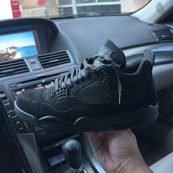 Air Jordan “Black Cat” 4s Size12
