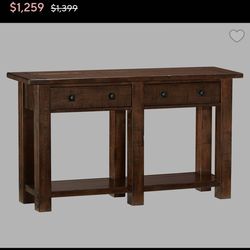 Pottery Barn Benchwright Entryway Console